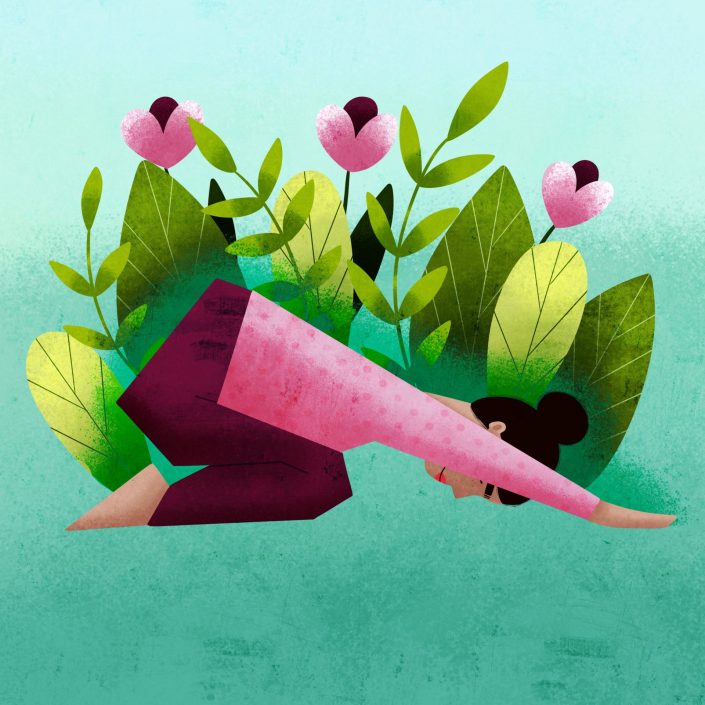 Illustration, Yoga