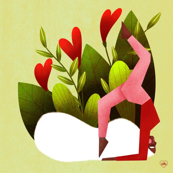 Illustration, Yoga
